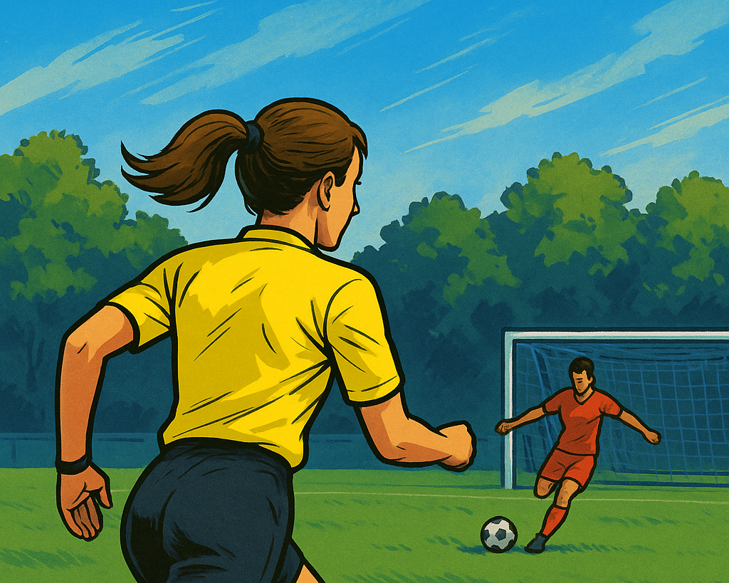 BSA Lehrabend am 01.09. beim SVE: „Stehste schlecht, siehste schlecht! Lauf- und Stellungsspiel alleine als SRin“